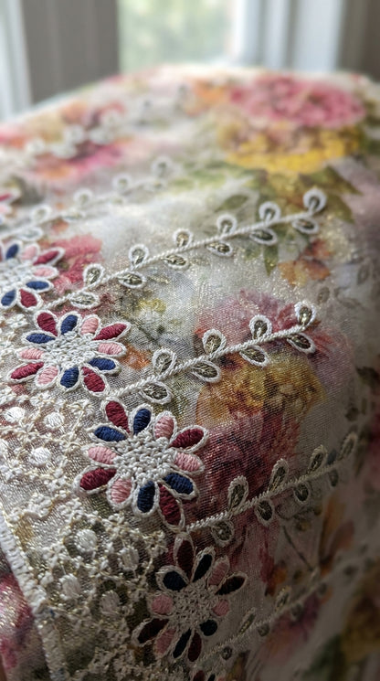 Shabnam – Skin | Embroidered Festive Two-Piece Unstitched Suit