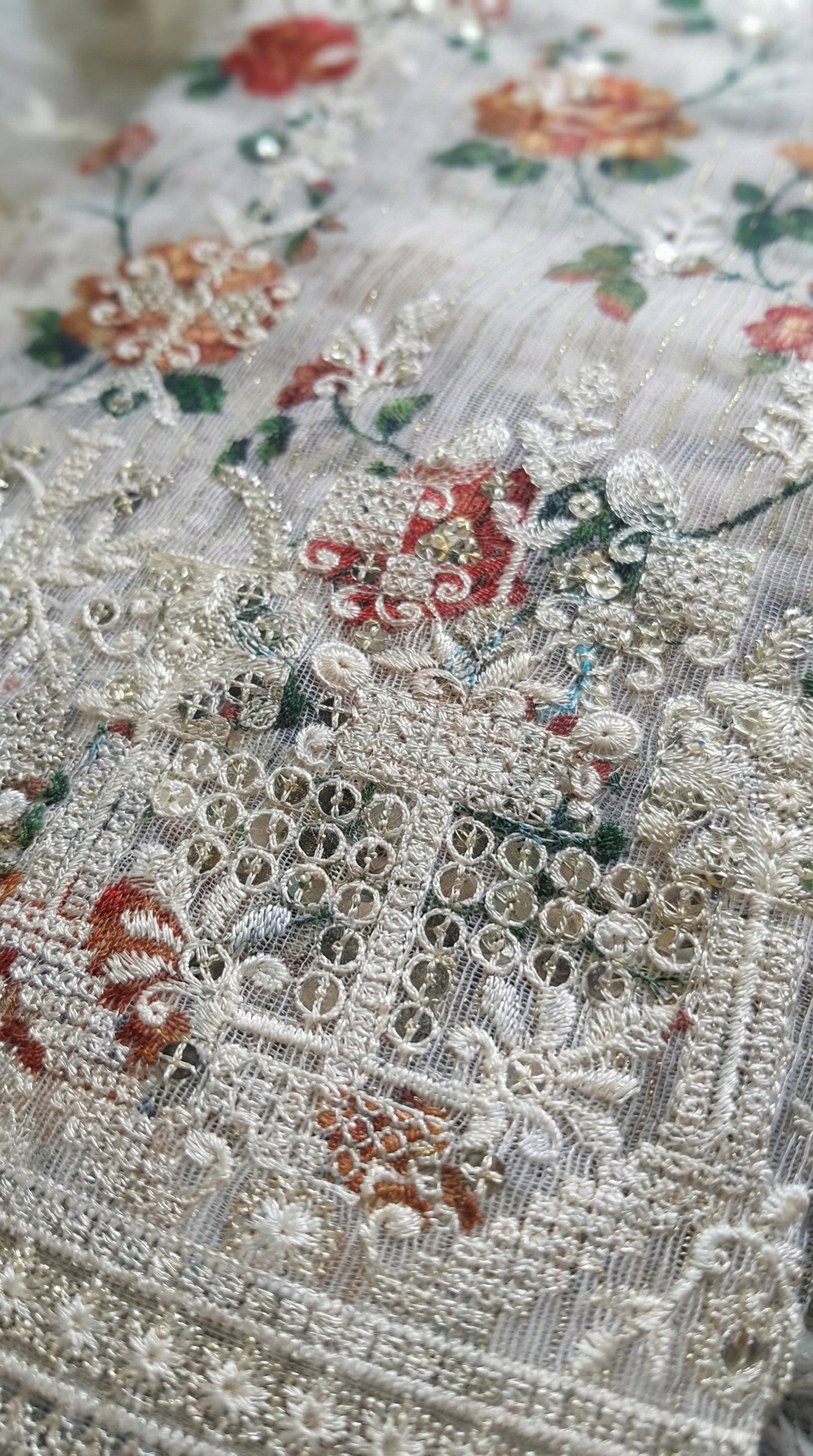 Gulzaar – Light Skin | Embroidered Festive Two-Piece Unstitched Suit